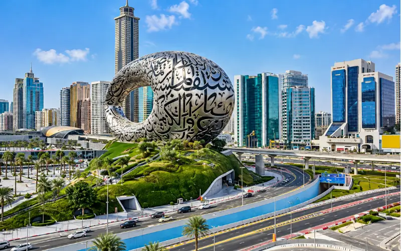 Museum of the Future around the Sheikh Zayed Road