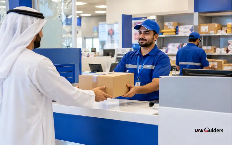 Domestic Shipping Service at Satwa Post Office