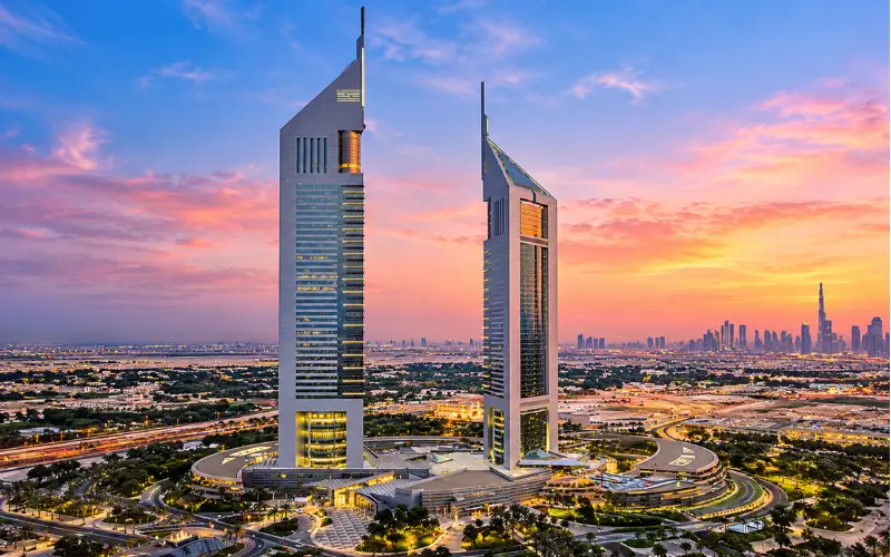 Emirates Towers nearby Sheikh Zayed Road