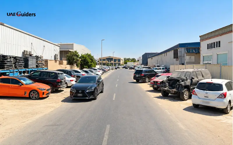 Parking area in Al Quoz Industrial Area 4