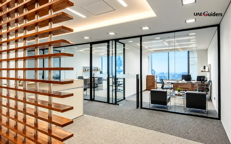 Offices and workspaces inside Wafra Square Building