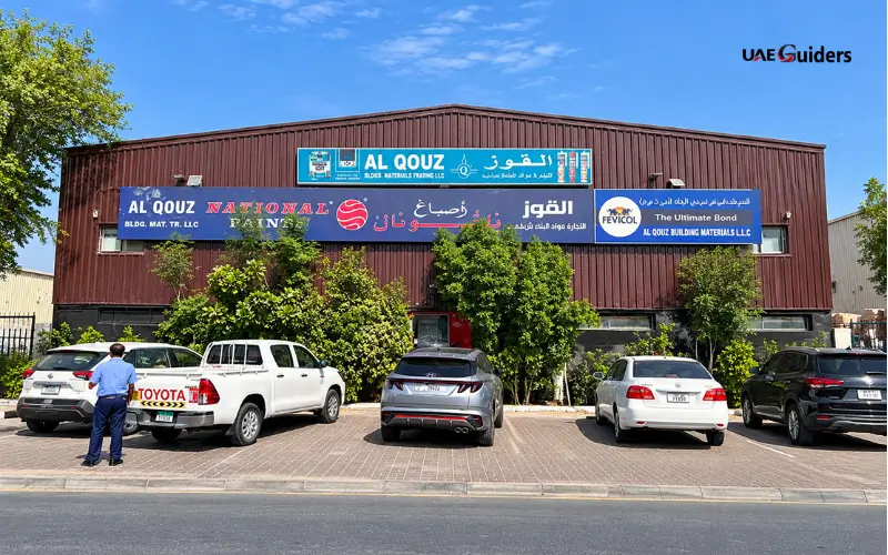 Al Quoz Industrial Area 4 construction and building materials suppliers.