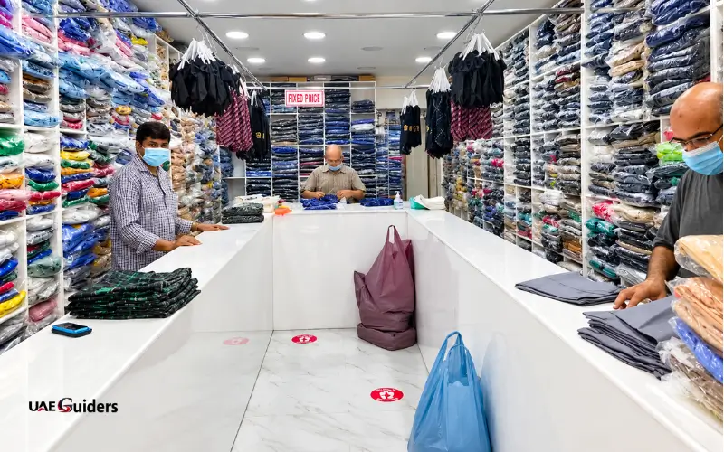 Al Ghuwair Market Sharjah school uniform and clothing shop