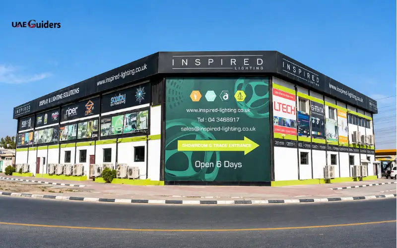 Al Quoz Industrial Area 4 commercial showroom and business premises.