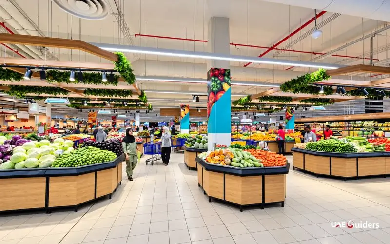 Fresh fruits and vegetables at LuLu Hypermarket Arabian Center