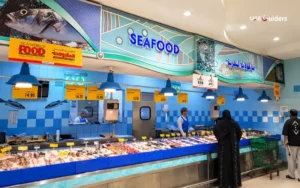 Seafood counter at LuLu Hypermarket Arabian Center